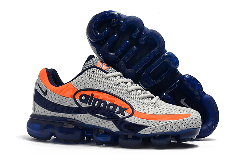 Nike Air Max 95 VaporMax Grey Deep Blue Orange Shoes